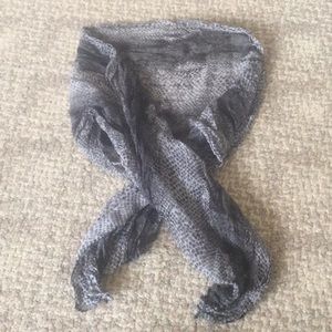 Snakeskin print scarf